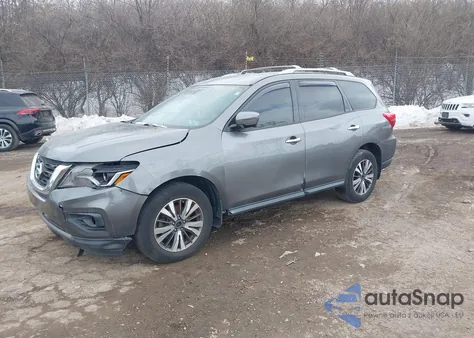 2017 Nissan Pathfinder Sl из США, поврежденный, VIN 5N1DR2MM9HC698744